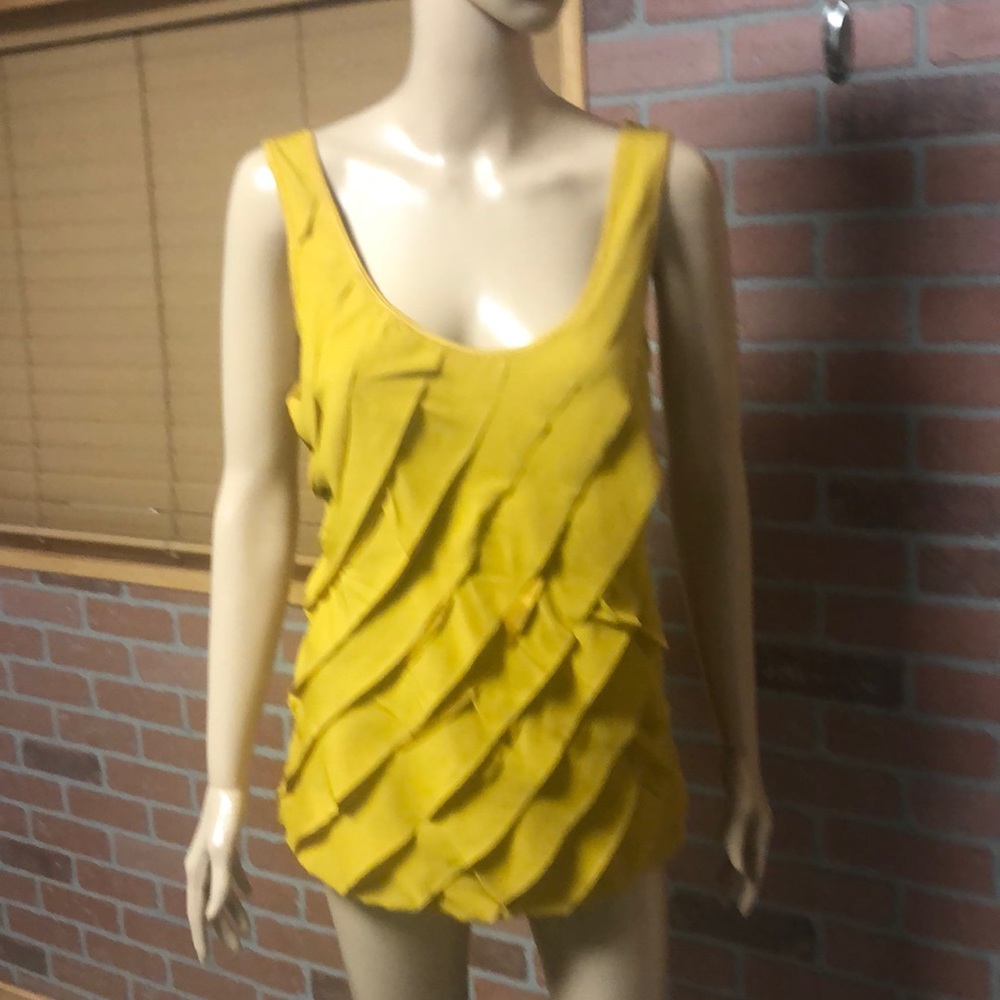 Ladies ruffled shell shirt
